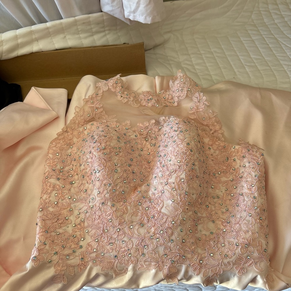 Chic Pink Lace Women's Blouse